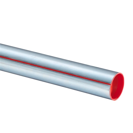 Viega Prestabo XL cső, kívül horganyzott, 76,1 x 2,0 mm, acél, 6 fm/szál (piros kupak és csík), (30 m bund)