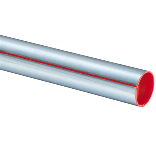 Viega Prestabo XL cső, kívül horganyzott, 88,9 x 2,0 mm, acél, 6 fm/szál (piros kupak és csík), (6 m bund)
