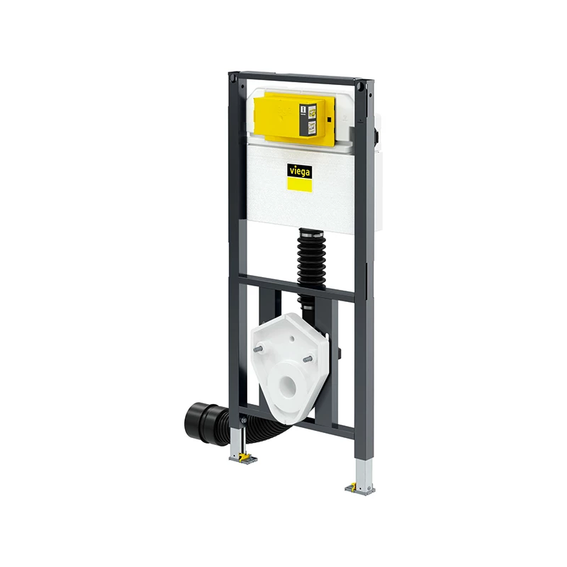 Viega Prevista Dry WC szerelőelem, építési magasság: 1120 mm, áll. (310-390 mm) kerámiamagasság