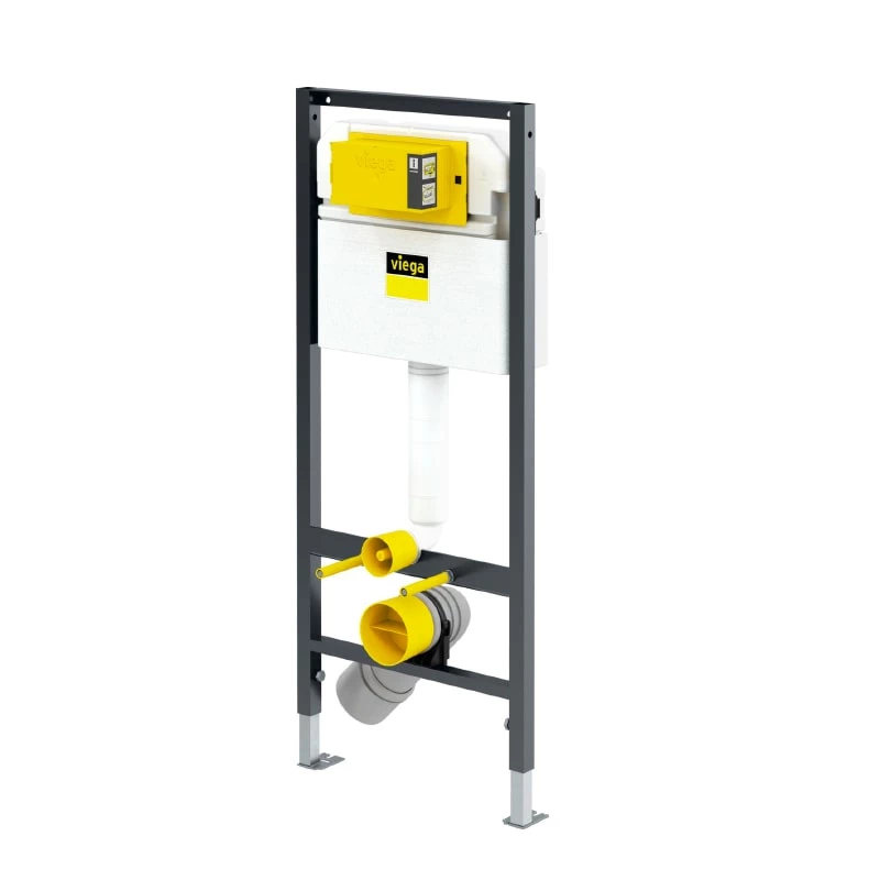 Viega Prevista Dry WC szerelőelem, projektváltozat, építési magasság: 1120 mm, fix (330 mm) kerámiamagasság, WC tartály