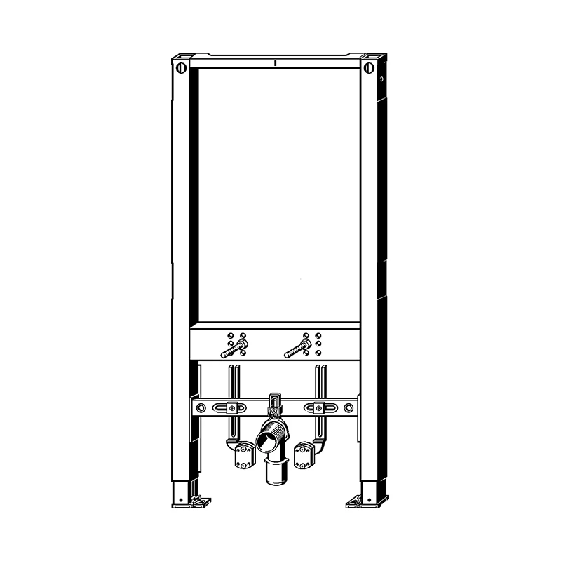 Viega Prevista Dry bidé szerelőelem, építési magasság: 1120 mm