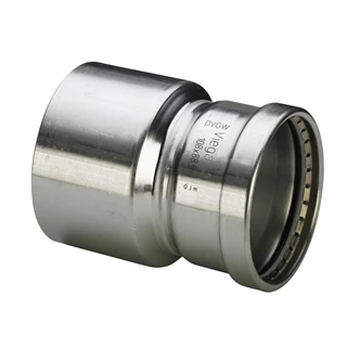 Viega Sanpress Inox XL szűkítő idom, 76 - 54, préselhető, SC-Contur, rm. acél