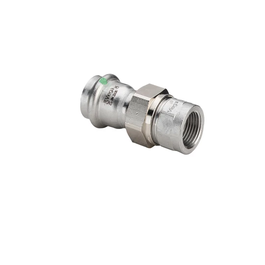 Viega Sanpress Inox hollandis belső menetes csatlakozó csavarzat, 54 - 2" BM, préselhető, SC-Contur, rm. acél