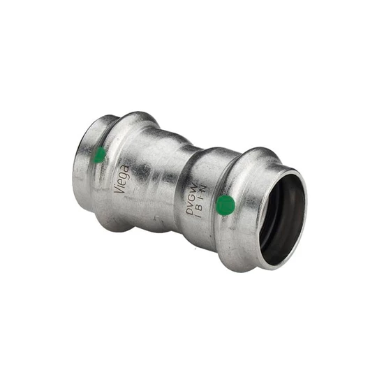 Viega Sanpress Inox karmantyú, 15, préselhető, SC-Contur, rm. acél