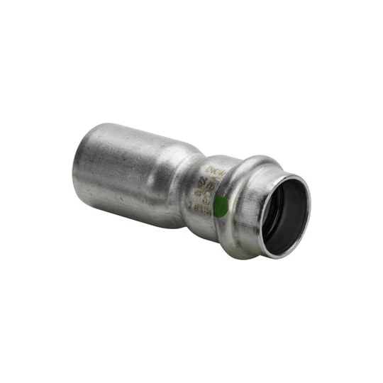 Viega Sanpress Inox szűkítő idom, 22 - 18, préselhető, SC-Contur, rm. acél