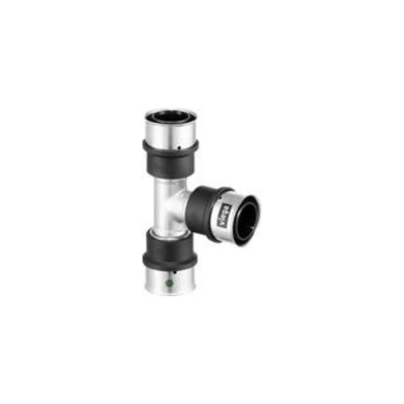 Viega Smartpress T-idom, szűkített, 32 - 25 - 25, préselhető, SC-Contur, rm. acél