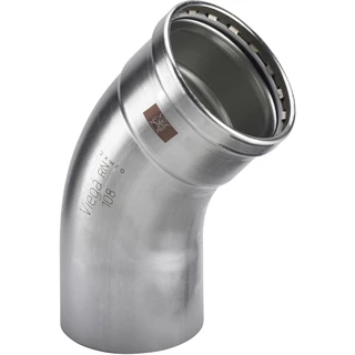 Viega Temponox XL ív idom, 45°, 76 KB, préselhető, SC-Contur, rm.acél