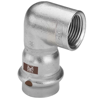 Viega Temponox átmeneti könyök,90°,28 x 1" , préselhető, BM,SC-Contur, rm.acél