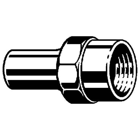 Viega Temponox bedugó idom, belső menetes, 15 - 1/2" BM, préselhető, SC-Contur, rm.acél