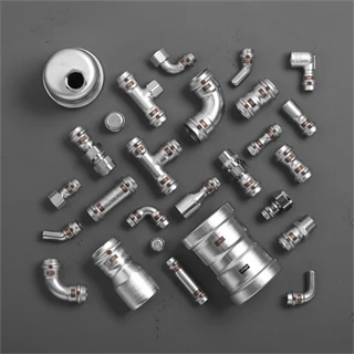 Viega Temponox cső fűtésre-hűtésre-sűr. levegőre, 15 x 1,0 mm, rm.acél (1.4520, AISI 430Ti), 6 fm/szál, 600 fm/köteg