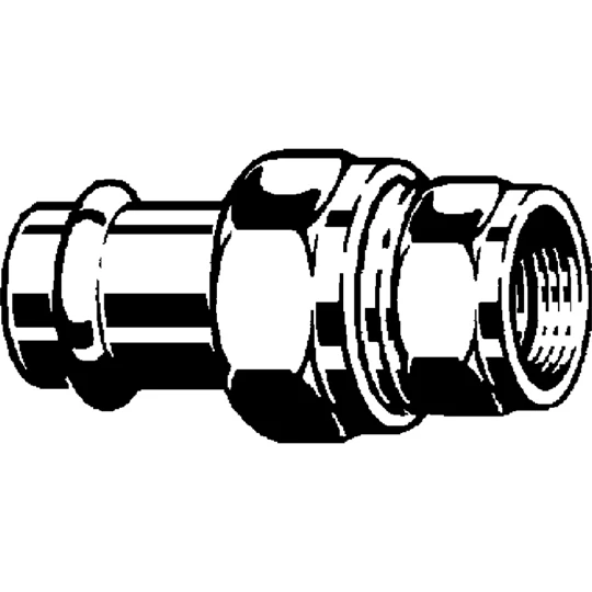 Viega Temponox hollandis belső menetes csatlakozó csavarzat, 15 - 1/2" BM, préselhető, SC-Contur, rm.acél
