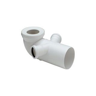Viega WC 90°-os csatlakozóív, DN100 - DN50 - DN50, 155 mm fehér