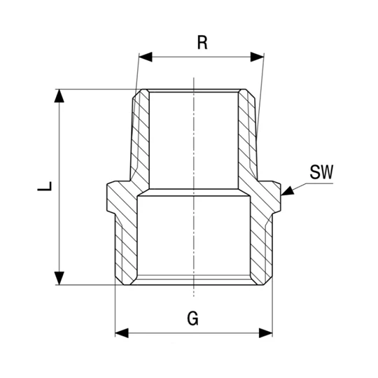 Viega adapterkészlet radiátorhoz, 1/2" - 3/4" KK, krómozott