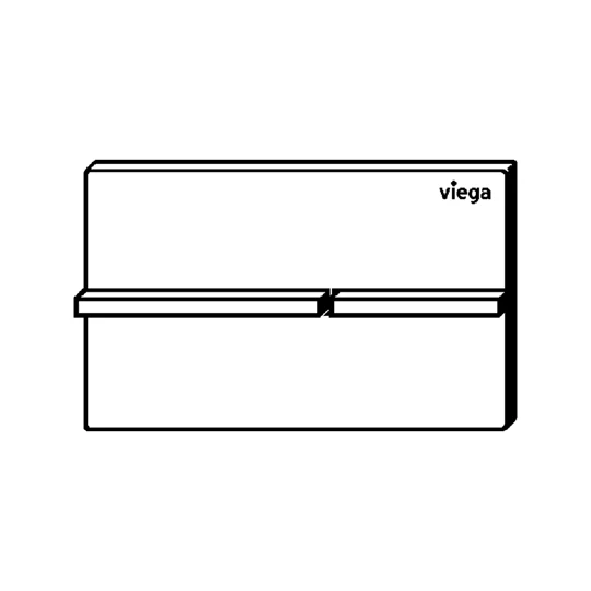 Viega nyomólap WC-hez, Prevista, Visign for More 204 nemesacél antracit
