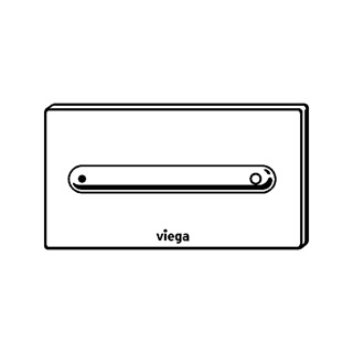Viega Visign for Style 11 nyomólap WC-hez, krómozott műanyag