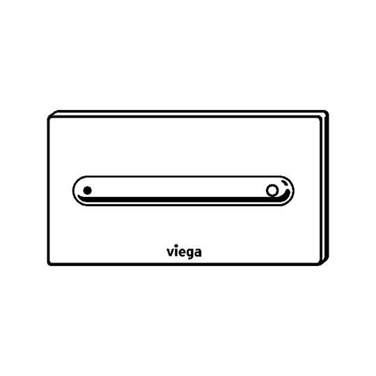 Viega Visign for Style 11 nyomólap WC-hez, krómozott műanyag