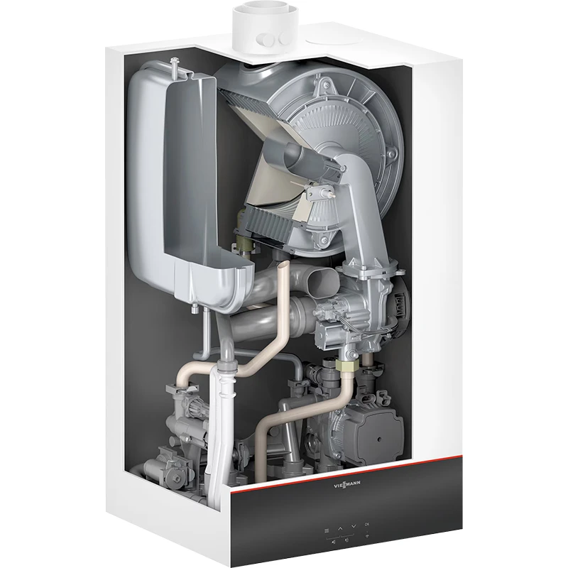 Viessmann Vitodens 100-W S1 3,2-25 kW-os kondenzációs fűtő gázkazán B1HF/7988394 (7988394 + 7272703)