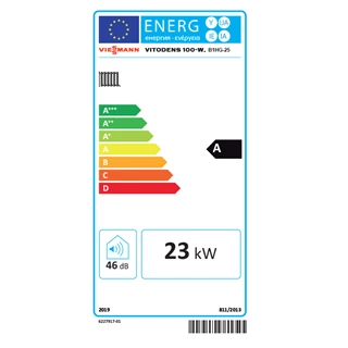 Viessmann Vitodens 100-W S1 3,2-25 kW-os kondenzációs fűtő gázkazán B1HG/7988395 (7988395 + 7272703)