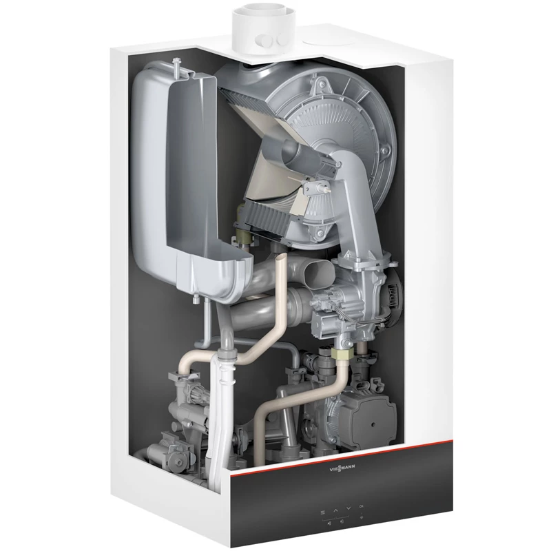 Viessmann Vitodens 100-W S1 3,2-25 kW-os kondenzációs fűtő gázkazán B1HG/7988395 (7988395 + 7272703)