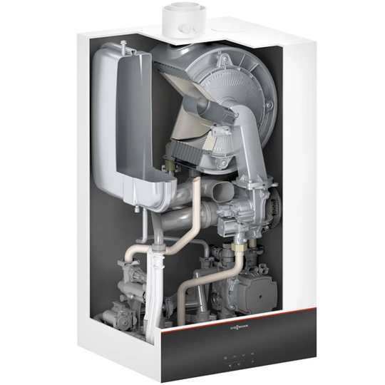 Viessmann Vitodens 100-W S1 3,2-25 kW-os kondenzációs fűtő gázkazán B1HG/7988395 (7988395 + 7272703)