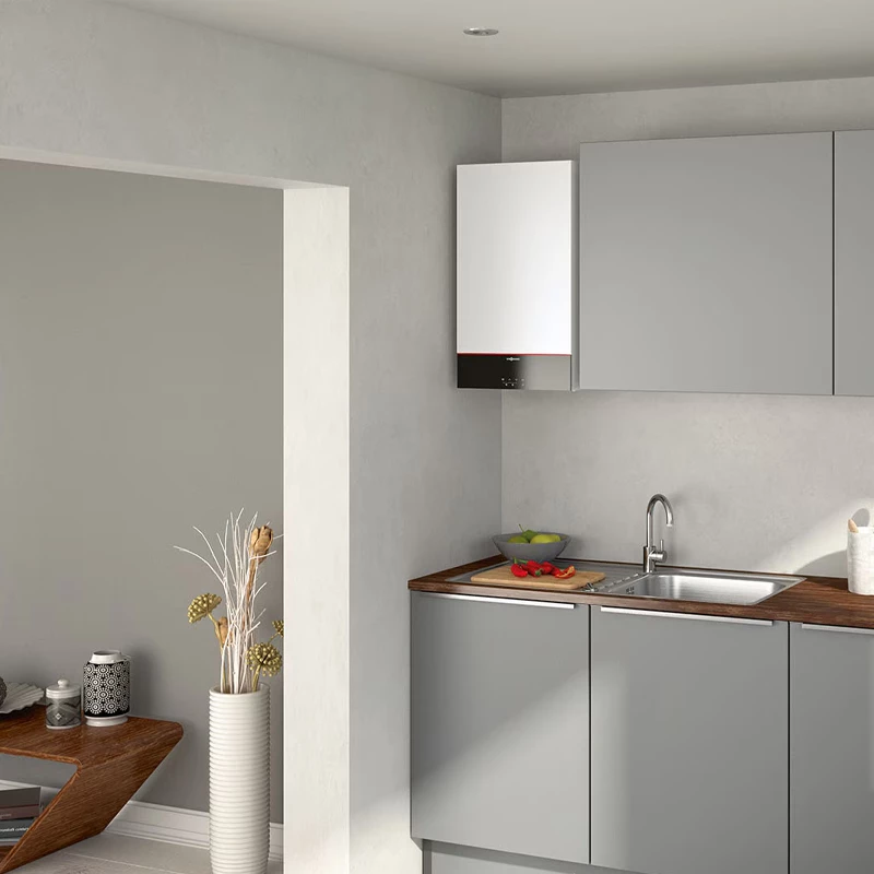 Viessmann Vitodens 100-W S1 3,2-25 kW-os kondenzációs kombi gázkazán B1KG/7988400 (7988400 + 7272703)