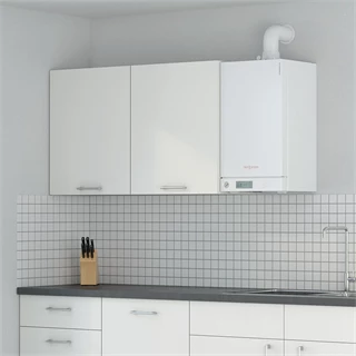 Viessmann Vitodens 100-W Touch 35KW-os fali kondenzációs kombi gázkazán