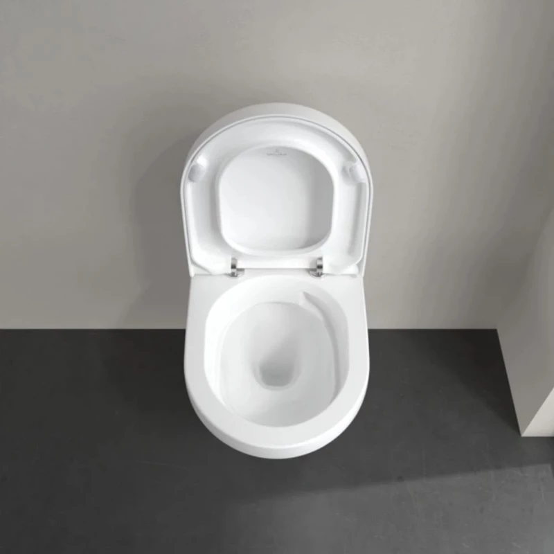 Villeroy&Boch Architectura kerámia fali WC 530*370*355mm, mélyöblítésű, TwistFlush, látható rögzítéssel, fehér felület