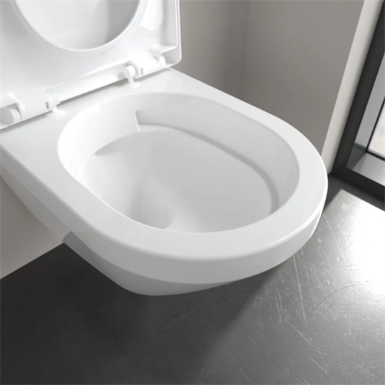 Villeroy&Boch Architectura kerámia fali WC 530*370*355mm, mélyöblítésű, TwistFlush, látható rögzítéssel, fehér felület