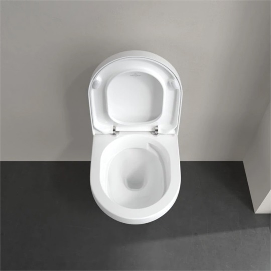 Villeroy&Boch Architectura kerámia fali WC 530*370*355mm, mélyöblítésű, TwistFlush, látható rögzítéssel, fehér felület