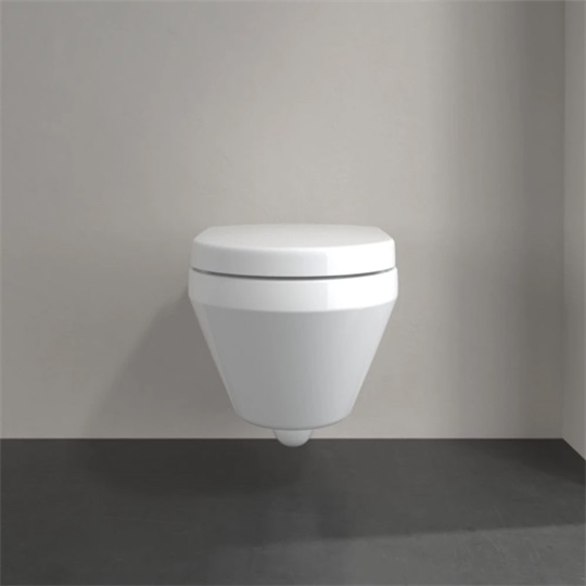 Villeroy&Boch Architectura kerámia fali WC 530*370*355mm, mélyöblítésű, TwistFlush, látható rögzítéssel, fehér felület