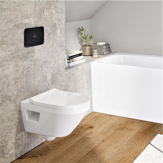 Villeroy&Boch Architectura kerámia fali WC 530*370*355mm, mélyöblítésű, TwistFlush, látható rögzítéssel, fehér felület