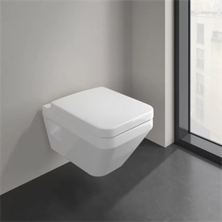 Villeroy&Boch Architectura kerámia fali WC 530*370*355, szögl.,mélyöbl., TwistFlush, látható rögz., CerPlus, Antibac