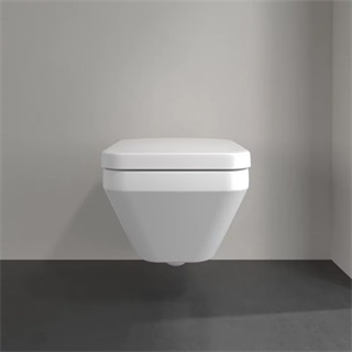 Villeroy&Boch Architectura kerámia fali WC 530*370*355, szögl.,mélyöbl., TwistFlush, látható rögz., CerPlus, Antibac