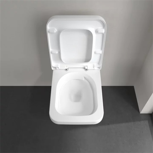 Villeroy&Boch Architectura kerámia fali WC 530*370*355, szögl.,mélyöbl., TwistFlush, látható rögz., CerPlus, Antibac