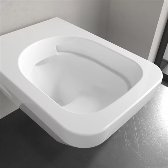 Villeroy&Boch Architectura kerámia fali WC 530*370*355, szögl.,mélyöbl., TwistFlush, látható rögz., CerPlus, Antibac