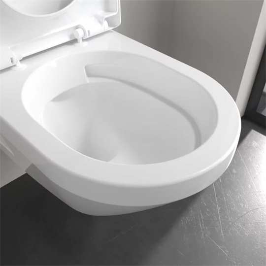 Villeroy&Boch Architectura kerámia fali WC 530*370*355mm, mélyöblítésű, TwistFlush, látható rögz., fehér, Ceramic Plus