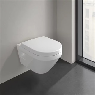 Villeroy&Boch Architectura kerámia fali WC 530*370*355mm, mélyöblítésű, TwistFlush, látható rögz., fehér, Ceramic Plus