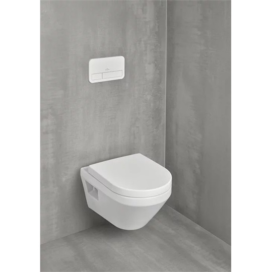 Villeroy&Boch Architectura kerámia fali WC 530*370*355mm, mélyöblítésű, TwistFlush, látható rögz., fehér, Ceramic Plus