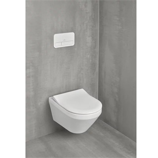 Villeroy&Boch Architectura kerámia fali WC 530*370*355mm, rejtett rögzítésű, mélyöblítésű,TwistFlush, Ceramic Plus