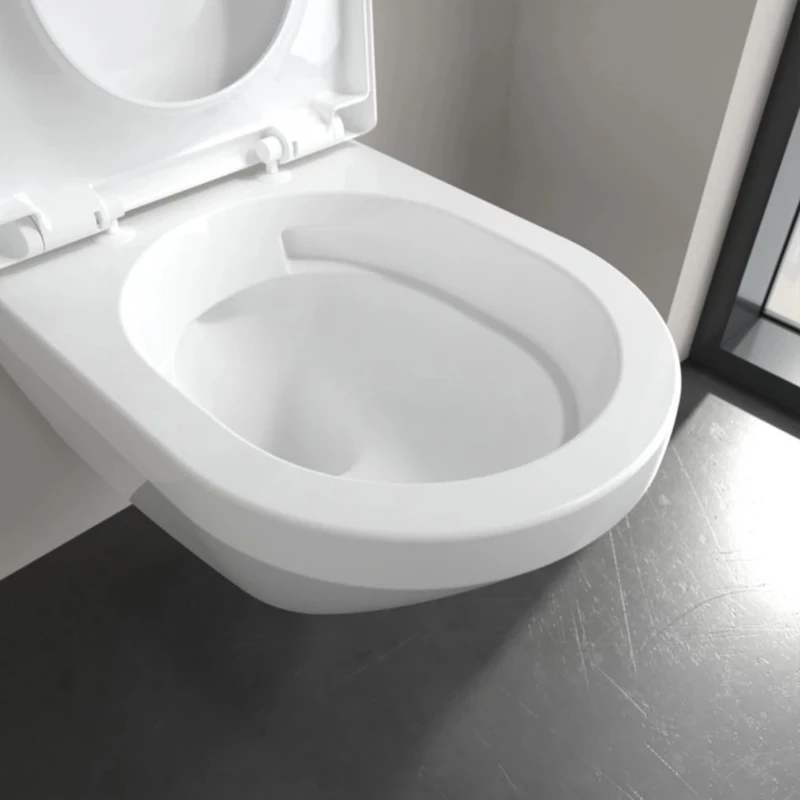 Villeroy&Boch Architectura kerámia fali WC 530*370*355mm, rejtett rögzítésű, mélyöblítésű, TwistFlush, fehér felület