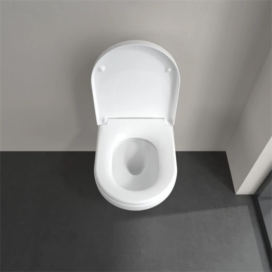 Villeroy&Boch Architectura kerámia fali WC 530*370*355mm, rejtett rögzítésű, mélyöblítésű, TwistFlush, fehér felület