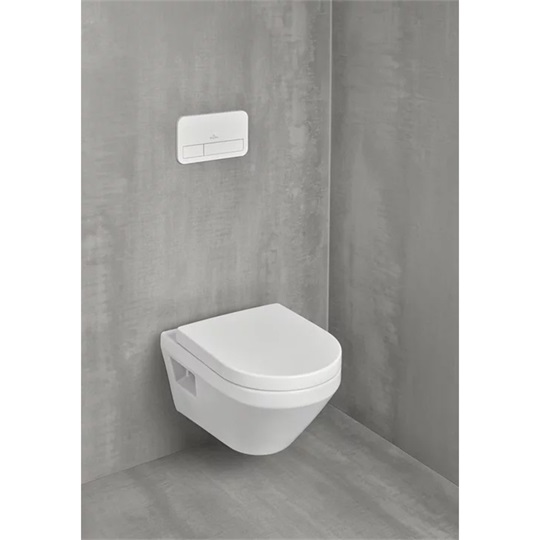 Villeroy&Boch Architectura kombipack fali WC szett, látható rögz.,TwistFlush, soft close ülőke, fehér felület