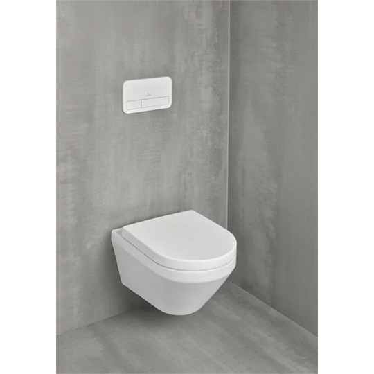 Villeroy&Boch Architectura kombipack fali WC szett, rejtett rögz., TwistFlush, soft close ülőke, fehér