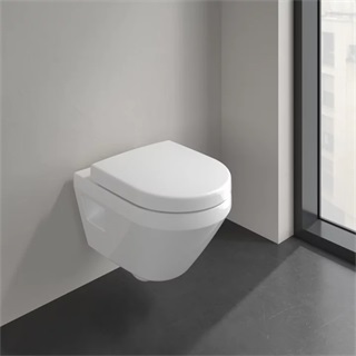 Villeroy&Boch Architectura kompakt kerámia fali WC 480*350*355mm, mélyöblítésű, TwistFlush, látható rögzítésű