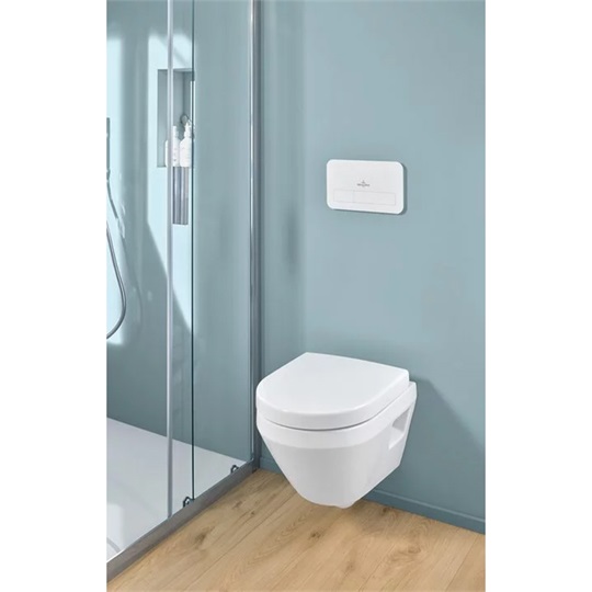 Villeroy&Boch Architectura kompakt kerámia fali WC 480*350*355mm, mélyöblítésű, TwistFlush, látható rögzítésű