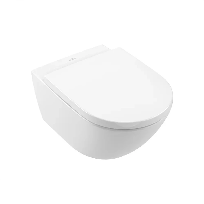 Villeroy&Boch Subway 3.0 perem nélkül mélyöbl. fali WC, TwistFlush, hátsós, White Alpin AntiBac CeramicPl, 370*560