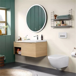 Villeroy&Boch Subway 3.0 perem nélkül mélyöbl. fali WC, TwistFlush, hátsós, White Alpin AntiBac CeramicPl, 370*560