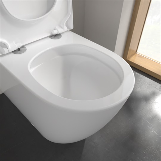 Villeroy&Boch Subway 3.0 perem nélküli mélyöbl. monoblokkos WC, TwistFlush, ovális, hátsós, 370*710, White Alpin