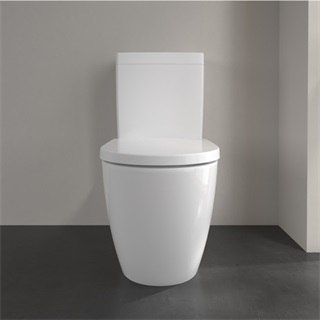 Villeroy&Boch Subway 3.0 perem nélküli mélyöbl. monoblokkos WC, TwistFlush, ovális, hátsós, 370*710, White Alpin