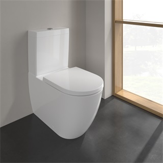 Villeroy&Boch Subway 3.0 perem nélküli mélyöbl. monoblokkos WC, TwistFlush, ovális, hátsós, 370*710, White Alpin